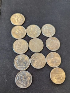 2001,2003,2004,2005,2009  QUARTER SET P+D 12  quarters! - Picture 1 of 4