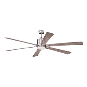 Wheelock 1-Light Ceiling Fan in Contemporary Style 15.75 Inches Tall and 72 - Picture 1 of 10