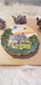 Vintage 1997 Popular Imports Elephant Figurine Tea  Mini Set. Bn in box.. - Picture 1 of 18