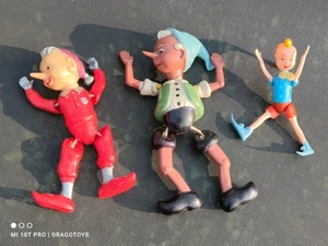 VINTAGE PINOCCHIO BURATINO BAMBOLA PLASTICA GIOCATTOLO FAMOSO PERSONAGGIO RUSSO SOVIETICO CCCP - Foto 1 di 24