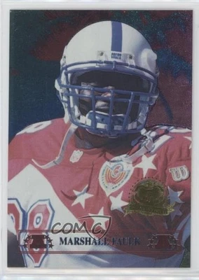 1996 President's Reserve Tanned Rested & Ready /7500 Marshall Faulk #19 HOF - Image 1 of 2