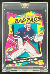 2023 Upper Deck Credentials Connor Hellebuyck Rad Pads! #RP-2 Winnipeg Jets - Picture 1 of 2