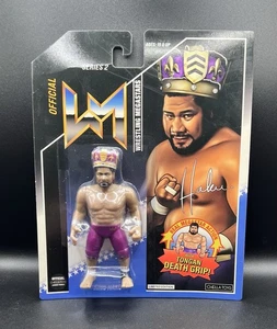 NUOVO Epic Chella Wrestling Megastars King Haku Meng Figure WWE Retro WWF Hasbro - Foto 1 di 6