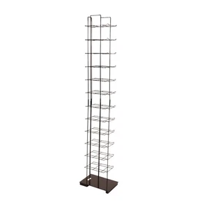 SSWBasics Black Floor Standing Ball Cap Rack and Hat Display Rack - Retail Hat - Picture 1 of 2