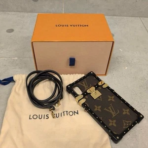 Louis Vuitton Monogram Eye Trunk Iphone X/XS Case with Box Cloth Bag Used M62618 - Photo 1 sur 8