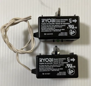 Ryobi Garage Door Opener Photo Eyes Safety Sensors (GDA200RX & GDA200TX) - Picture 1 of 5