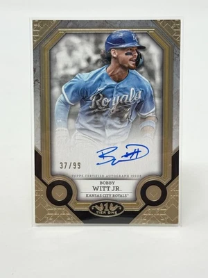 2024 Topps Tier One - Tier One Autographs Bobby Witt Jr. #T1A-BW  37/99 - Image 1 of 2