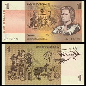 🇦🇺 Australia 1 Dollar 1983 Johnston & Stone P 42 d Crisp Gem UNC - Picture 1 of 5