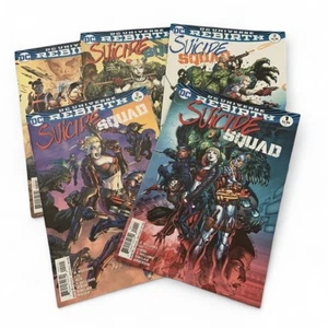 DC Comincs Suicide Squad Rebirth Lot #1-5 Yr 2016 Harley Quinn Comic Books - Imagen 1 de 11