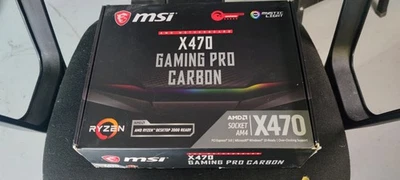 MSI X470 GAMING PRO CARBON Motherboard AMD X470 Socket AM4 4xDDR4 ATX 2×M.2 - Immagine 1 di 4