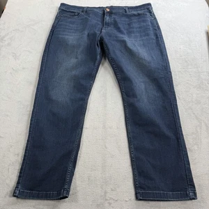 Mugsy Fultons Jeans Herren 42x30 Blau Classic Stretch Denim Dark Wash Freizeit - Bild 1 von 10