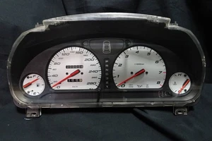 Subaru Legacy Bg5 Minor Previous Full-Scale White Speedometer Tachometer - Picture 1 of 4