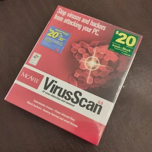 Mcafee Virus Scan 6.0 | Complete in Box | Vintage from 2001 | For Windows XP - Picture 1 of 4