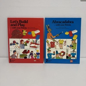Lego Build’n Play Books: Let's Build and Play 5907 Abracadabra 5908 Vintage 1986 - Imagen 1 de 24