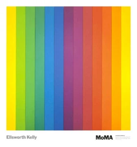 Spectrum IV by Ellsworth Kelly Art Print MOMA Poster 30x28 Out of print Last one - Picture 1 of 6