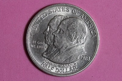 1923- Monroe Commemorative Half Dollar #K49995 - Image 1 of 2