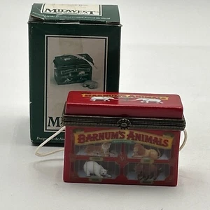 "Barnum's Animals Crackers" PHB Midwest Cannon Falls Porzellan 3D Schmuckstück in Box - Bild 1 von 18
