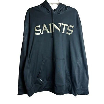 Nike NFL On Field Therma Fit New Orleans Saints Hoodie Sweatshirt Men’s XL - Image 1 of 4