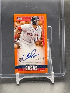 2023 Topps Rip Baseball Mini Autograph Card Triston Casas On Card Auto /25 🔥 - Picture 1 of 2