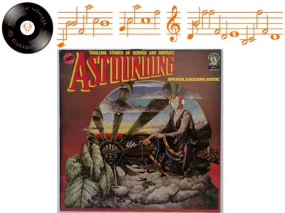 Hawkwind Astounding Sounds Amazing Music Vinyl LP A1U B1U Pressing - EX - Image 1 of 4