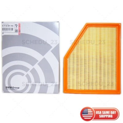 New BMW Intake Air Filter Element 530i 540i 740i 840i X5 X6 X7 G30 13718577170 - Image 1 of 3