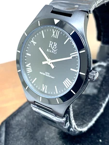 Roberto Bianci Women's Watch RB0410 Eterno Quartz Black Stainless Steel 34mm - Picture 1 of 12