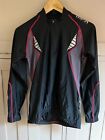 Muddy Fox MFX Pure ladies long sleeve cycle jersey in black/pink/grey - size 10