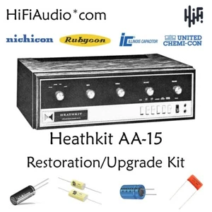 Heathkit AA15 receiver restoration kit upgrade recap capacitor rebuild - Picture 1 of 7