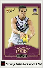 2014 SELECT AFL CHAMPIONS GOLD PARALLEL CARD CG74 MATTHEW PAVLICH -FREMANTLE
