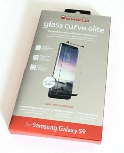 ZAGG Glass Contour Curve Elite Screen Protector for Samsung Galaxy S9  Brand New - Picture 1 of 9