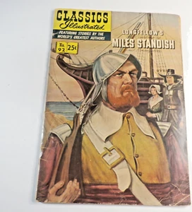 Classic Illustrated Comics: Miles Standish no 92 Longfellow 1969 - Picture 1 of 10