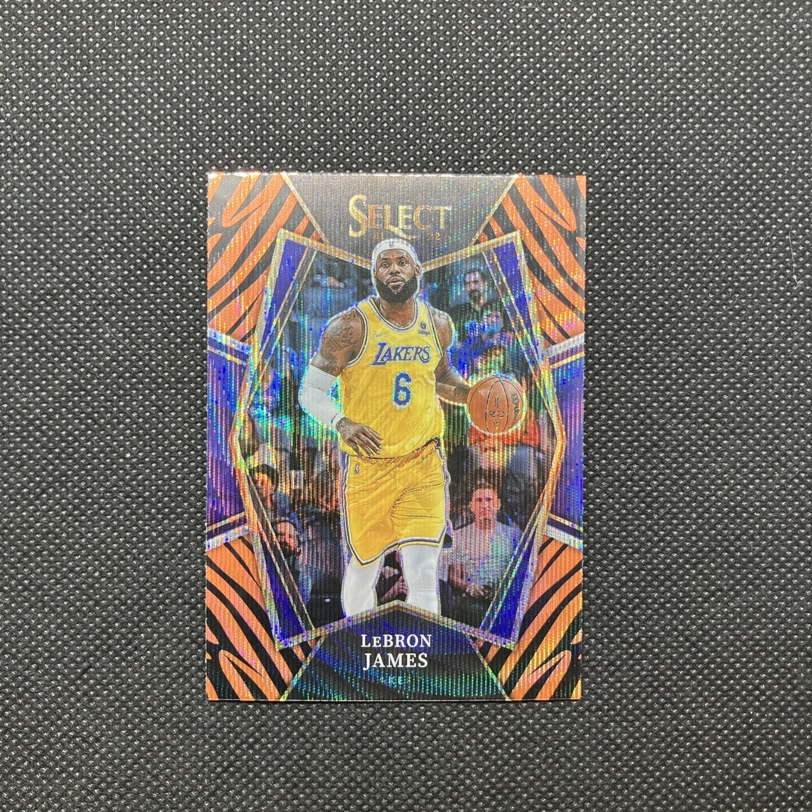 LEBRON JAMES 2021-22 SELECT PREMIER LEVEL TIGER