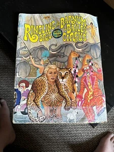 RINGLING BROS. BARNUM & BAILEY 1977 107TH EDITION PROGRAM Craft/junk Journaling - Picture 1 of 9