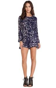 Tigerlily Jumeaux playsuit in Leopard Size 6 XS - Picture 1 of 4