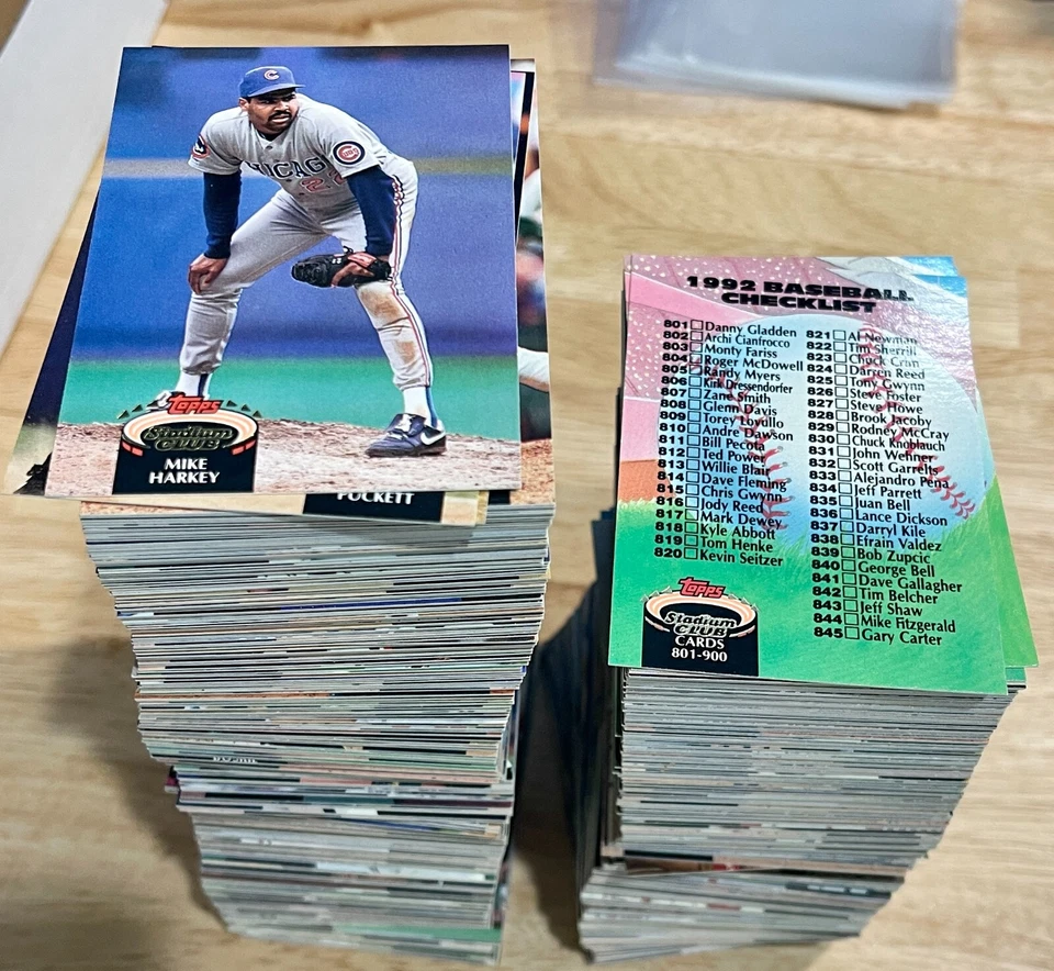 1992 Topps Stadium Club Baseball Cards 251-500 - You Pick - Complete Your Set - Image 1 of 1