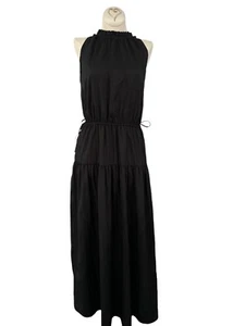 Gap Black Sleeveless Maxi Dress Womens Size L - Picture 1 of 11