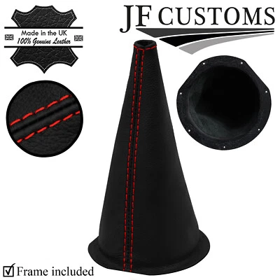 BOTA DE ENGRANAJE DE CUERO PUNTO ROJO CON MARCO DE PLÁSTICO PARA TRIUMPH STAG 70-77 Foto 1 de 3