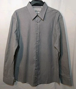 Camisa Nick Graham Everywhere Hombre Negra Blanca Azul Elastizada Calce Moderno Talla Grande - Imagen 1 de 8