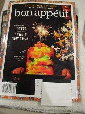 bon appetit Magazine December 2020 Special Holiday Issue Joyful and Bright New Y - Image 1 of 2