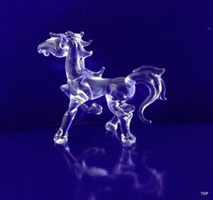 Glass Figure Glass Horse Glass Sculpture Beautiful Handmade Top