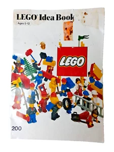 Vintage Lego Idea Book 200 No Stickers 1985 Booklet Only - Picture 1 of 8