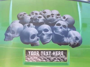 Juego de gráficos de pila de calaveras a todo color para carrito de golf para todos los años y modelos EZGO Club Car - Imagen 1 de 3