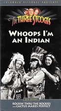 The Three Stooges Whoops I'm An Indian 1996 Columbia TriStar Home Video VHS Tape