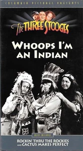 The Three Stooges Whoops I'm An Indian 1996 Columbia TriStar Home Video VHS Tape - Picture 1 of 2