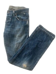Hugo Boss Jeans Mens Size W34 L34 Selvedge Denim Distressed