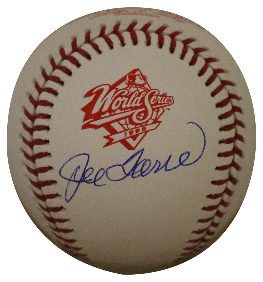 Joe Torre Autografiado New York Yankees 1998 Serie Mundial Béisbol JSA 28280 Foto 1 de 1