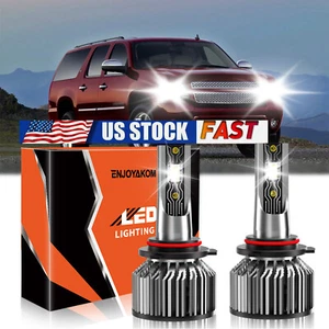 Front LED Headlight High Beam Bulbs Combo For Chevrolet Suburban 1500 2000-2014 - Bild 1 von 11
