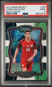 2017-18 Panini Select Mezzanine Multi-Color Prizm Christian Pulisic #124 PSA 9 - Bild 1 von 2