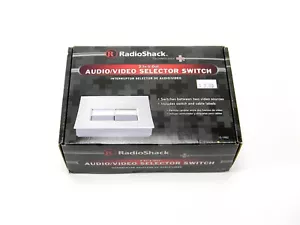 Radio Shack Audio/Video Selector Switch NEW A/V Composite RCA 2 In/1 Out 15-1982 - Picture 1 of 3