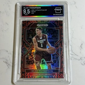 Klay Thompson 2022-23 Panini Prizm Draft Picks Venom Snakeskin #33 9.5 MINT SSP - Picture 1 of 2